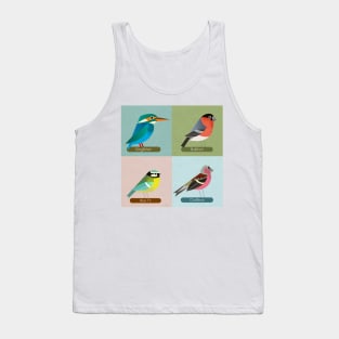 British Birds Tank Top